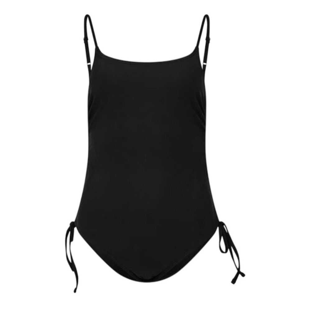 Jack Wills Womens/Ladies Ruched One Piece Bathing Suit / Black